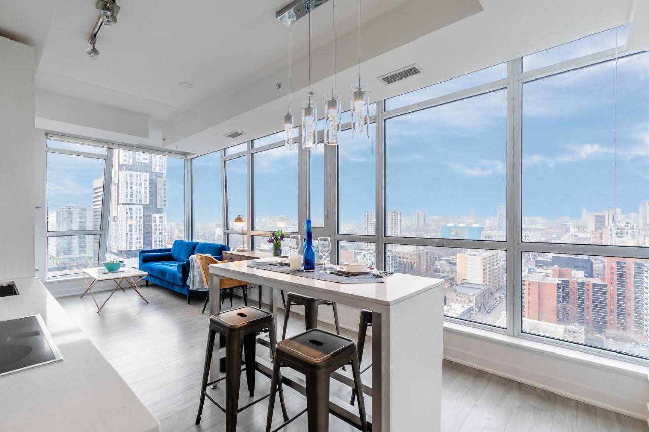טורונטו Luxury 2 Bedroom In The Heart Of Entertainment District W/ Cn Tower View מראה חיצוני תמונה